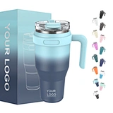 40oz tumbler with handle for easy grip